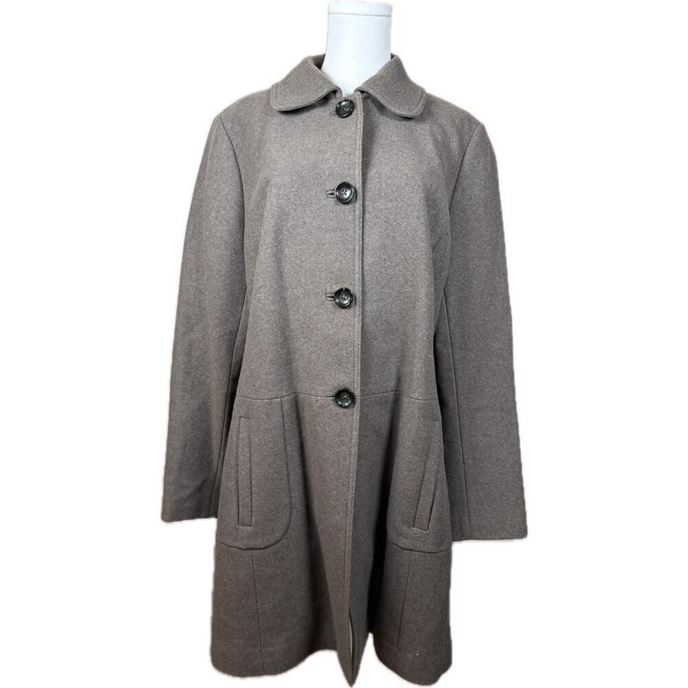Banana-republic Women's Grey and Tan Coat